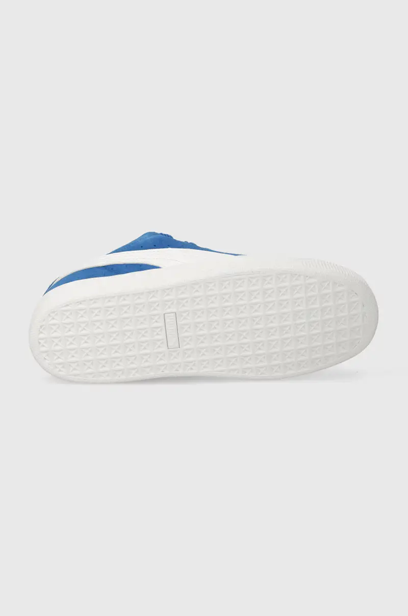sneakers in pelle Suede XL colore blu 395205 396402 miniatura 5