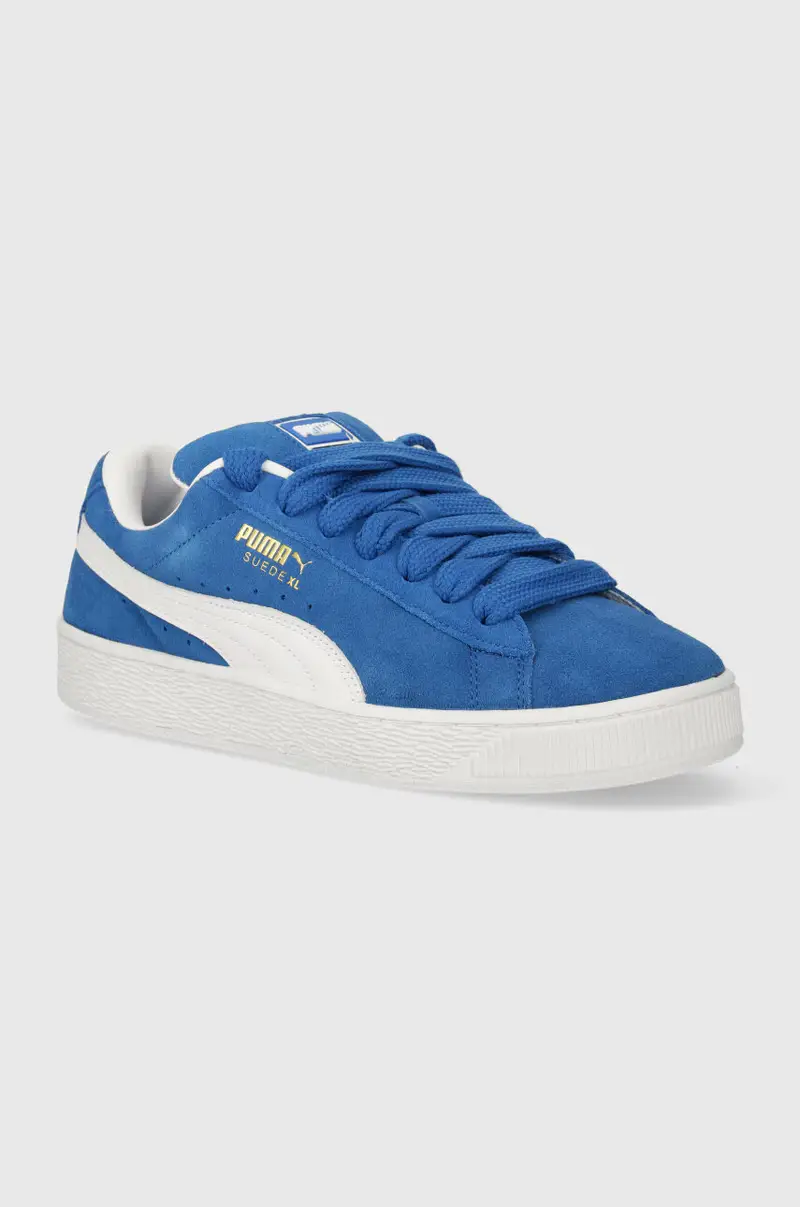 sneakers in pelle Suede XL colore blu 395205 396402