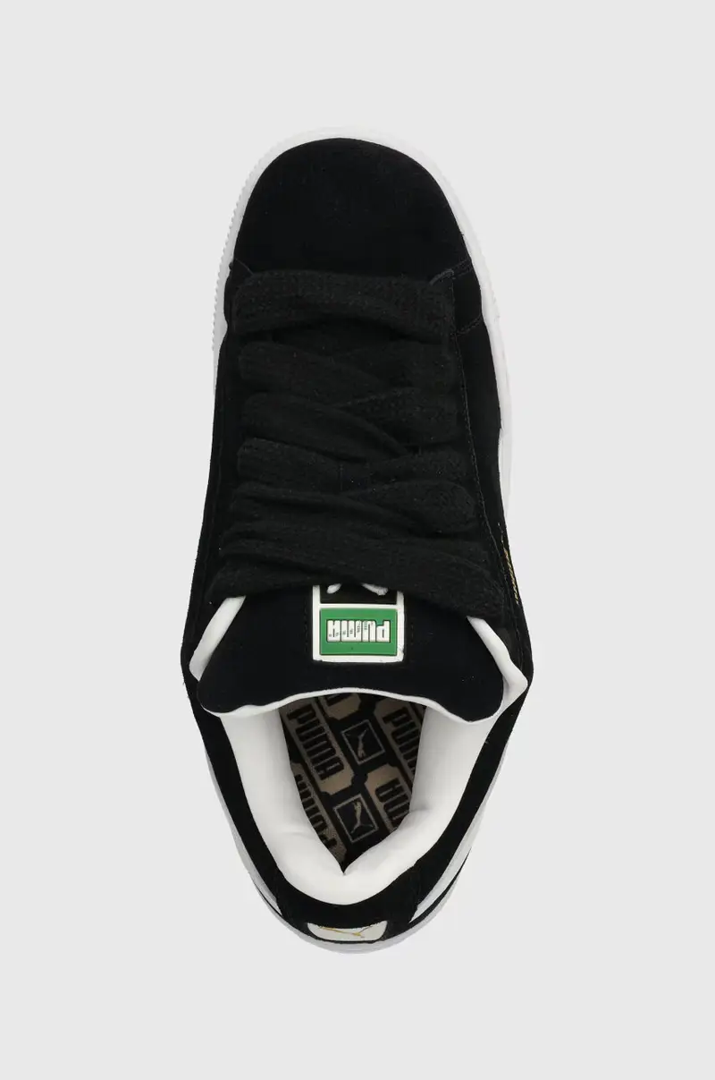 sneakers in pelle Suede XL colore nero 395205 396402 miniatura 4