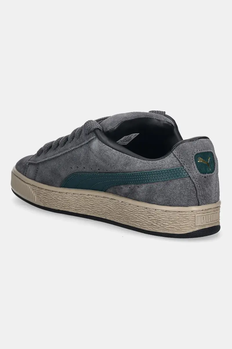 sneakers in pelle Suede XL colore nero 395205 Grigio miniatura 3