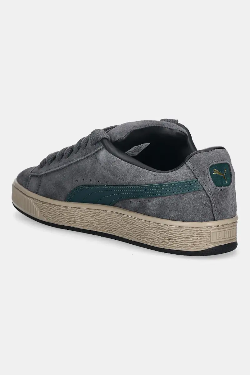 sneakers in pelle Suede XL colore nero 395205 Grigio miniatura 3