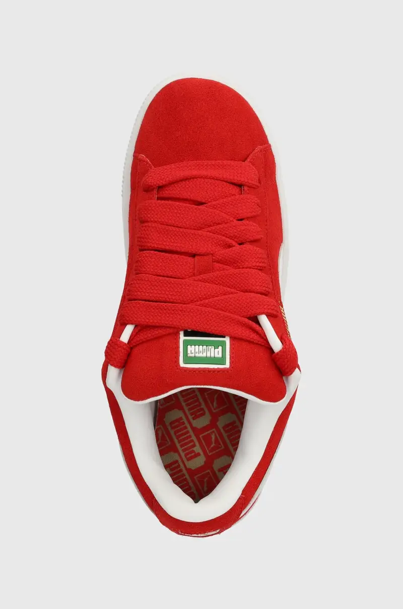 sneakers in pelle Suede XL colore rosso 395205 396402 miniatura 4