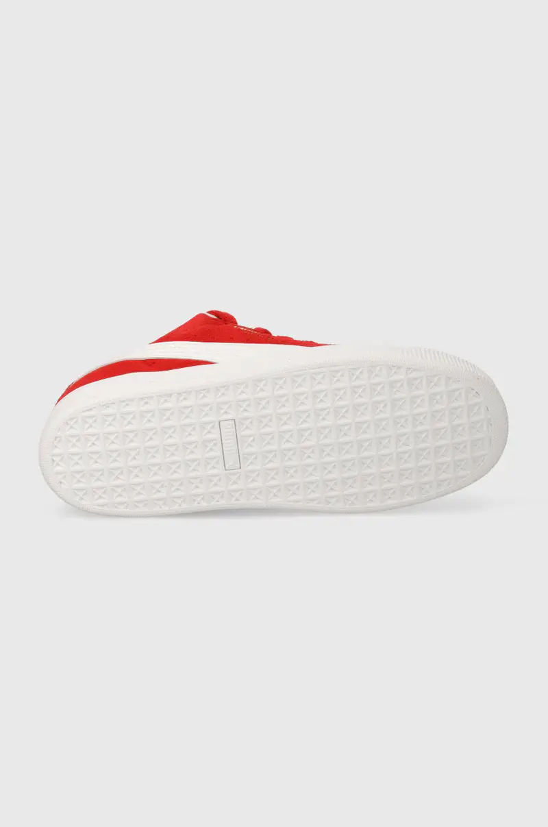 sneakers in pelle Suede XL colore rosso 395205 396402 miniatura 5