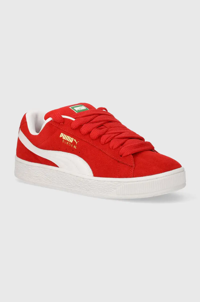 sneakers in pelle Suede XL colore rosso 395205 396402
