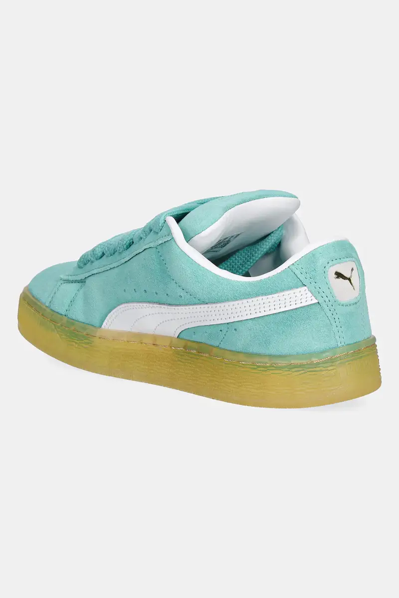 sneakers in pelle Suede XL colore turchese 395205 miniatura 3
