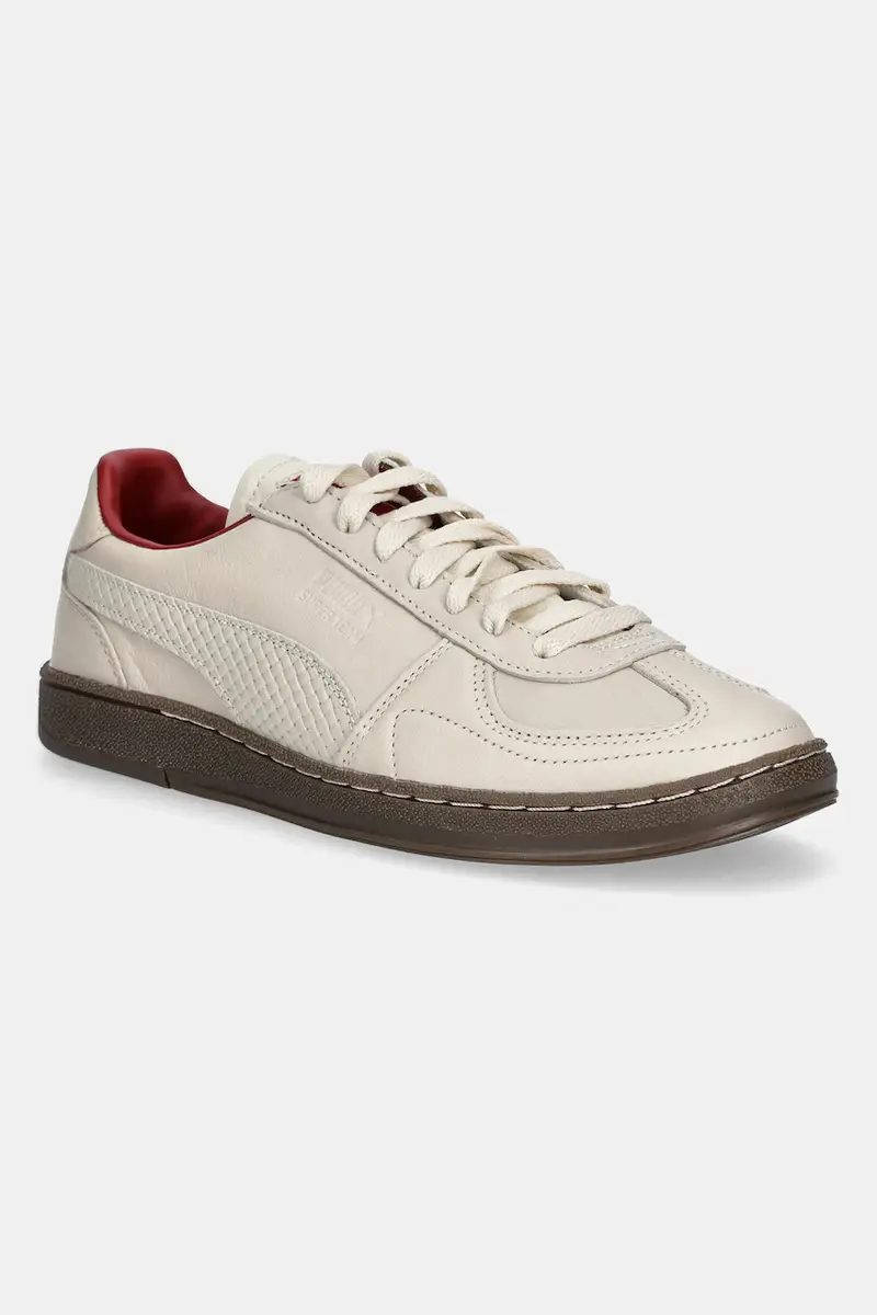 sneakers in pelle Super Team Palais Artisan uomo colore beige 400374