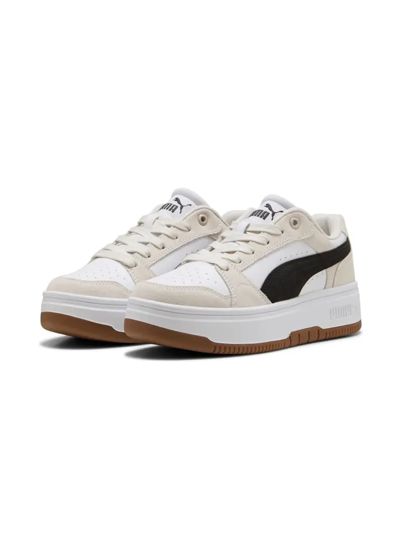Sneakers in suede Rebound Femme Low Puma WH2 WHITE