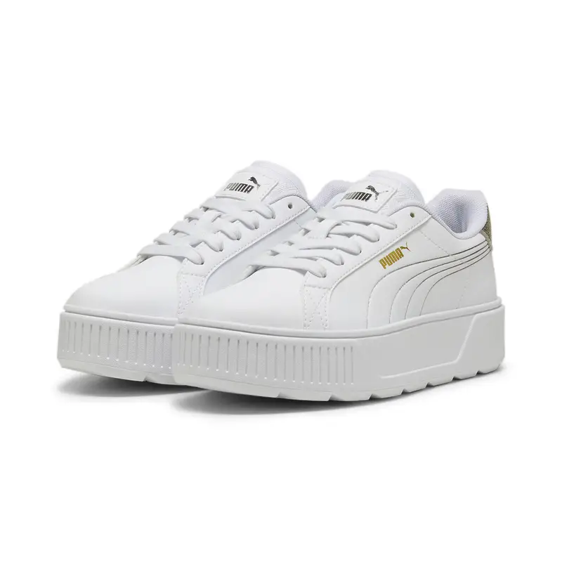 Sneakers Karmen Metallic Shine da donna PUMA White Silver Gold Metallic | Puma Bianco