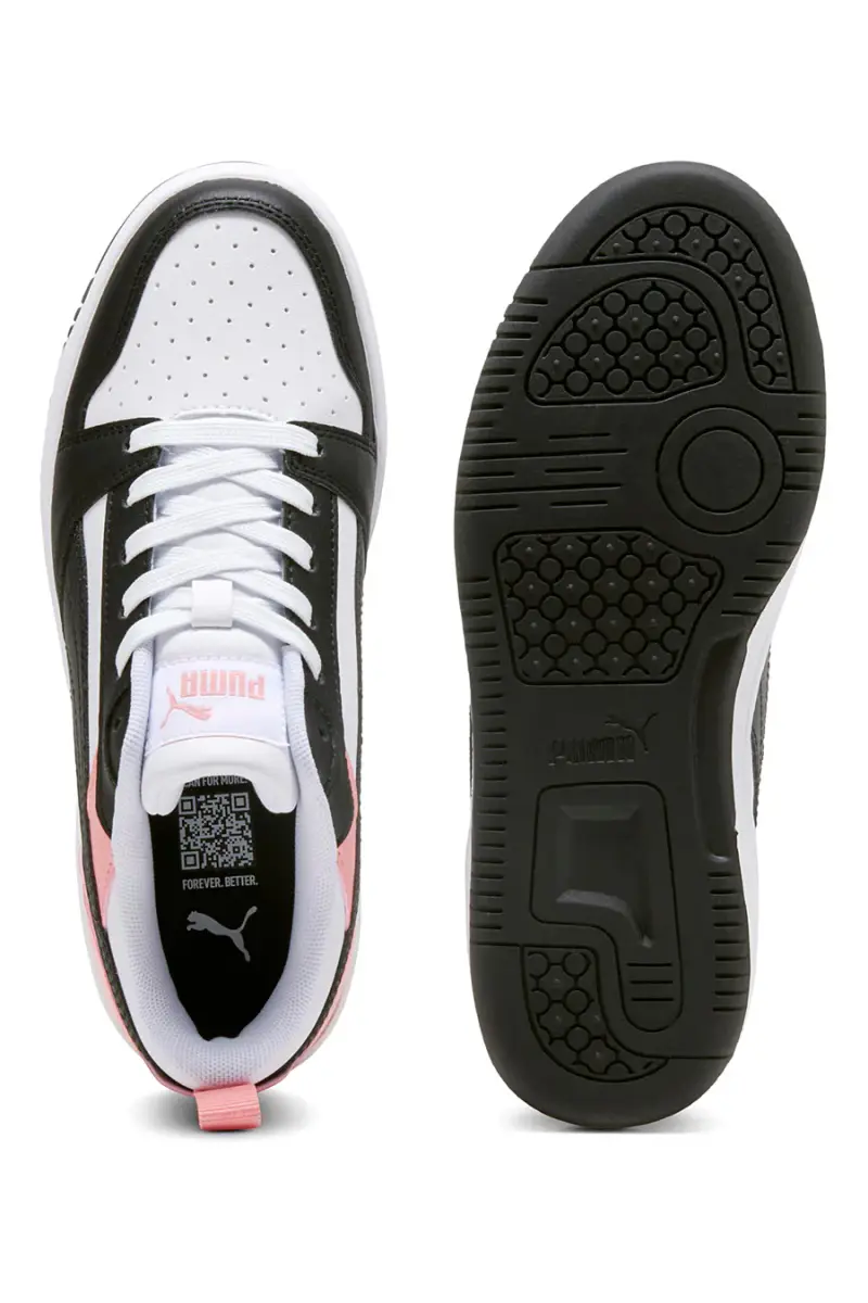 Sneakers Multicolor Puma Rebound V6 Lo Jr [BIANCO miniatura 4