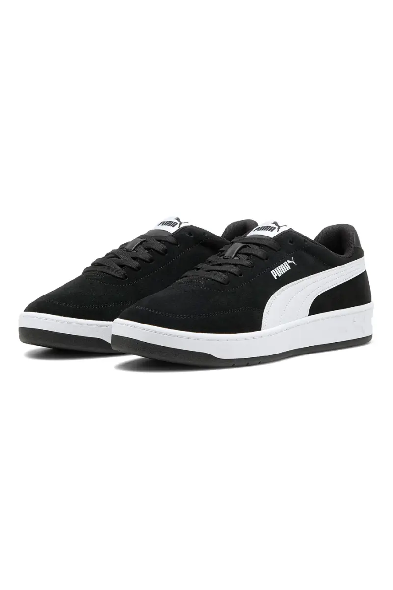 Sneakers nere con dettagli bianchi Puma Court Classic Clean SD [NERO miniatura 2