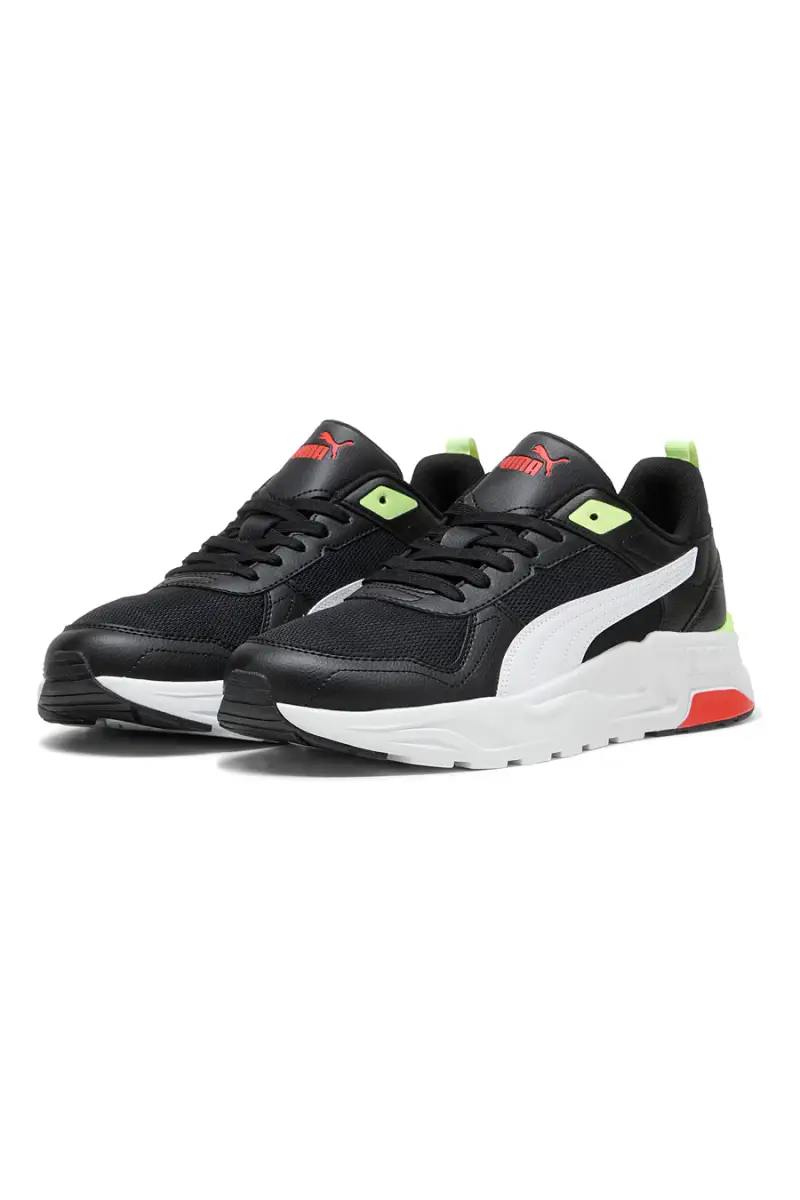 Sneakers nere con dettagli fluo e suola chunky Puma Trinity 2 LT [NERO] miniatura 2