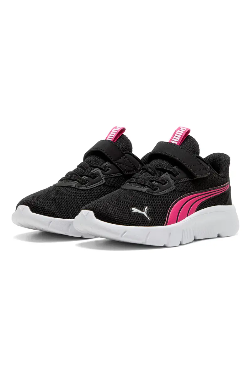 Sneakers nere con strappo e dettagli fucsia Puma FlexFocus Modern AC+ PS [NERO] miniatura 2