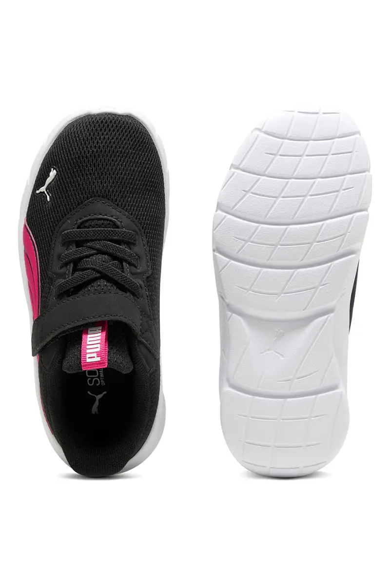 Sneakers nere con strappo e dettagli fucsia Puma FlexFocus Modern AC+ PS [NERO] miniatura 4