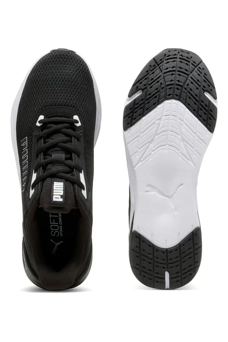 Sneakers nere con suola bianca Puma FTR Wave [NERO miniatura 5
