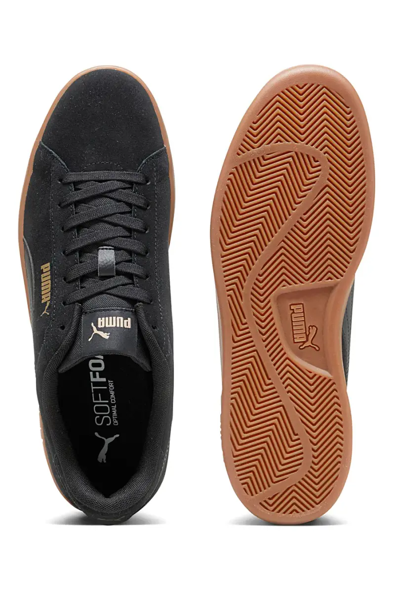Sneakers nere con suola marrone Puma Smash 3 0 [NERO] miniatura 4