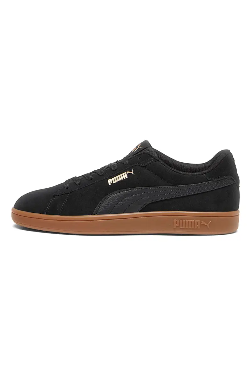 Sneakers nere con suola marrone Puma Smash 3 0 [NERO]