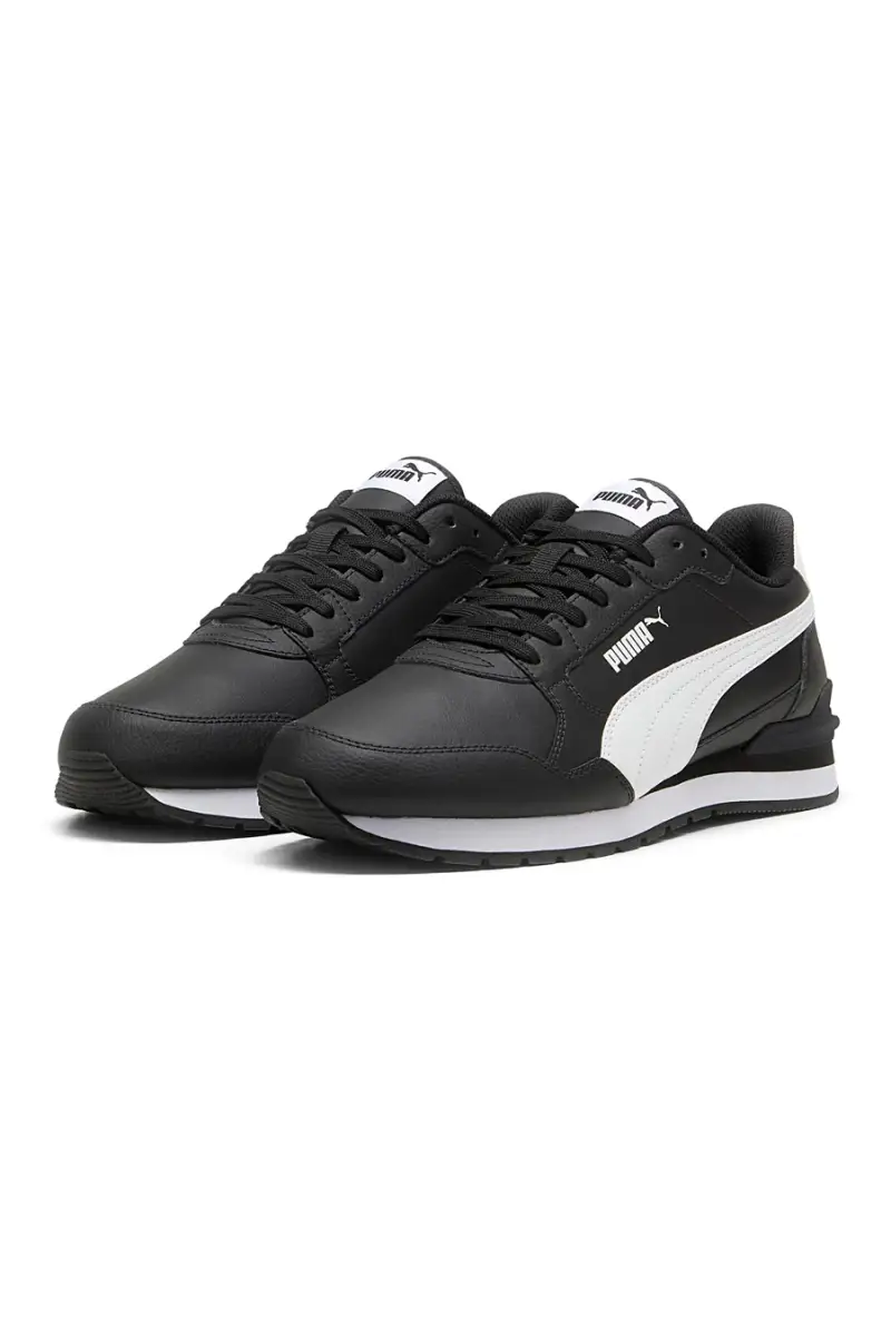 Sneakers Nere con Tomaia in Pelle PUMA ST Runner v4 L [NERO miniatura 3