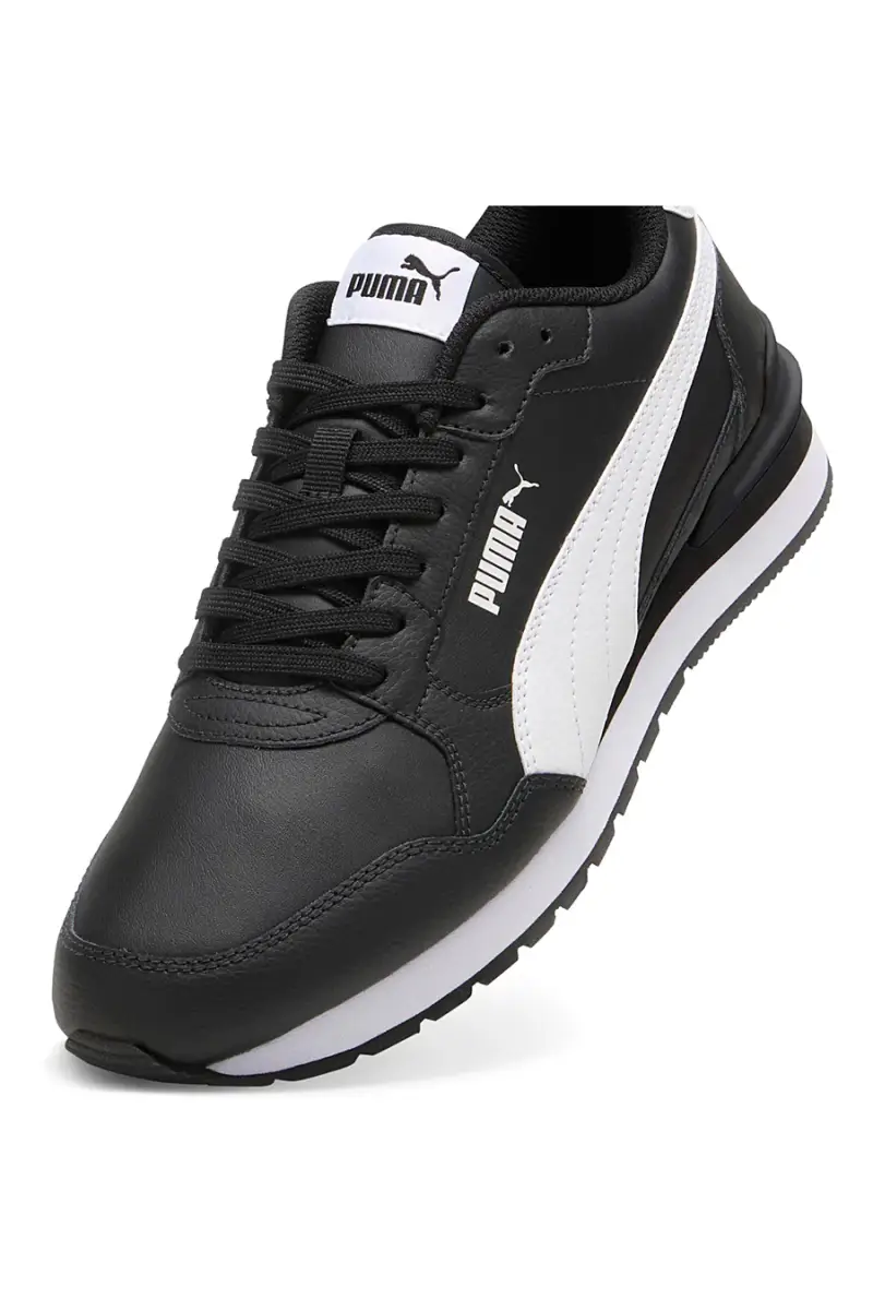 Sneakers Nere con Tomaia in Pelle PUMA ST Runner v4 L [NERO miniatura 4