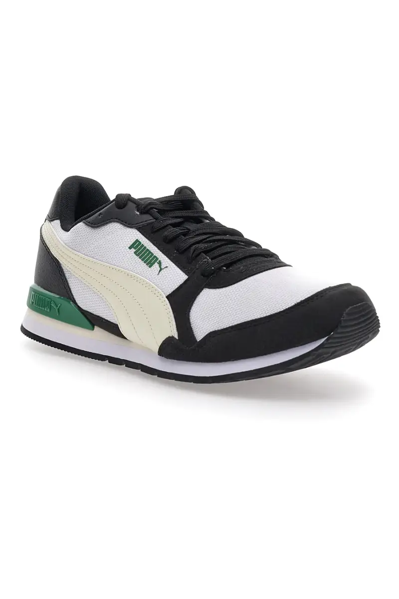 Sneakers nere e bianche con dettagli colorati Puma St Runner V3 Mesh [BIANCO] miniatura 2