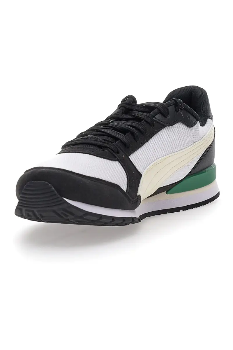 Sneakers nere e bianche con dettagli colorati Puma St Runner V3 Mesh [BIANCO] miniatura 3