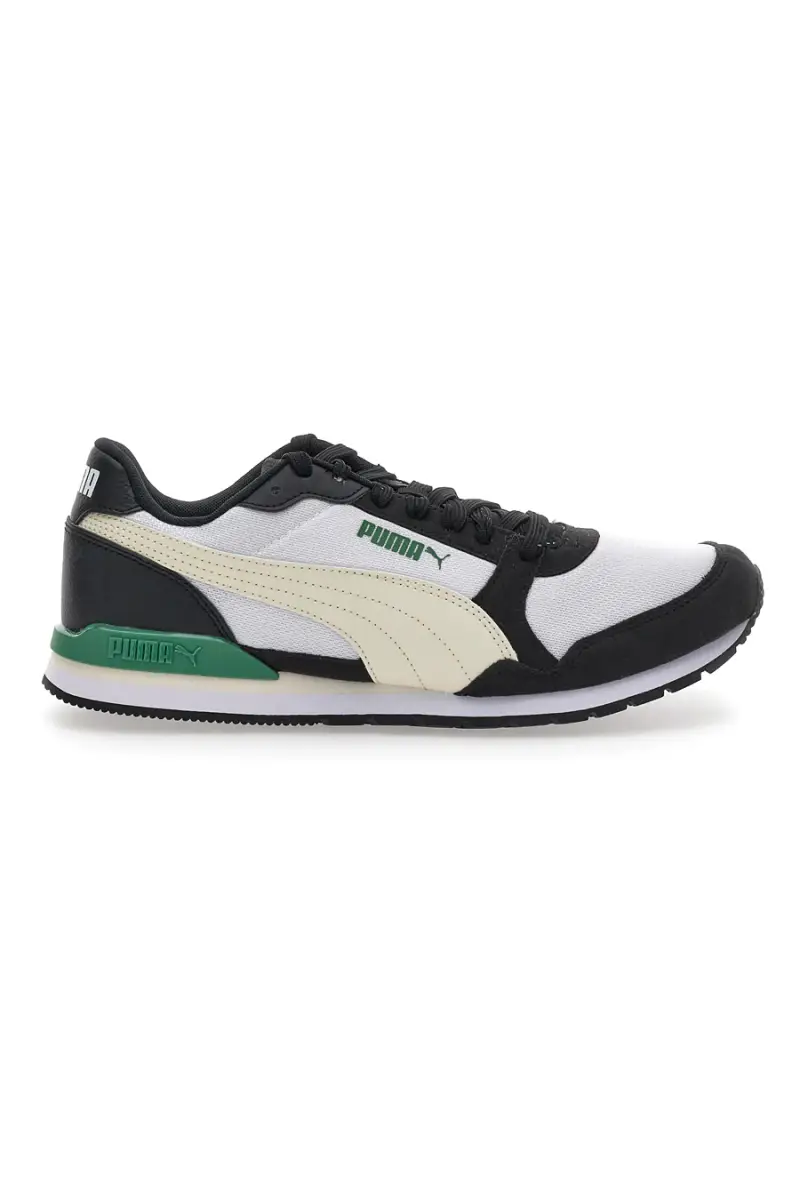 Sneakers nere e bianche con dettagli colorati Puma St Runner V3 Mesh [BIANCO]