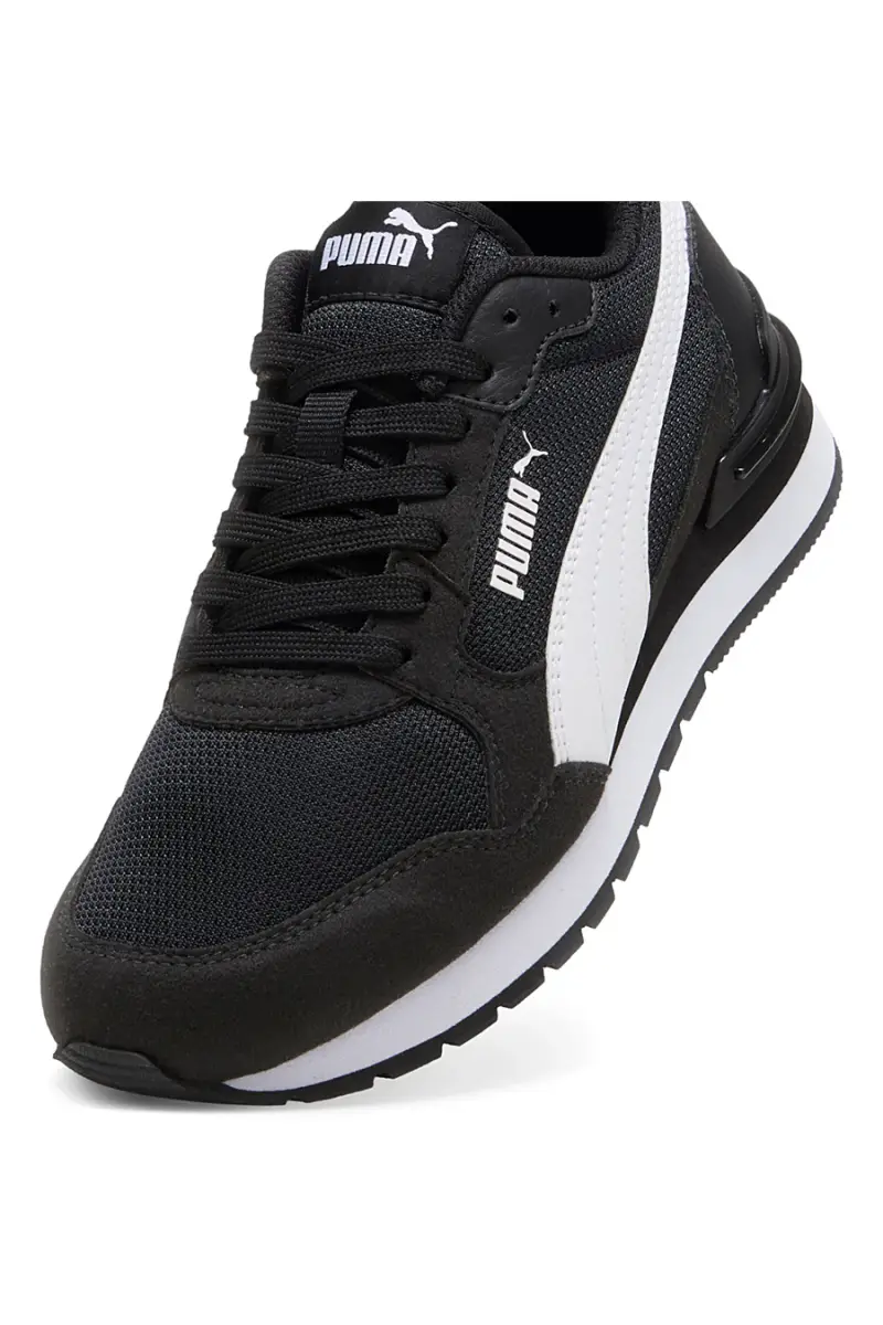 Sneakers nere e bianche in mesh Puma ST Runner v4 Mesh Jr [NERO miniatura 3