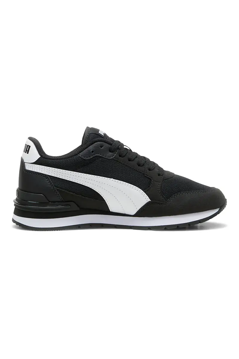 Sneakers nere e bianche in mesh Puma ST Runner v4 Mesh Jr [NERO miniatura 4
