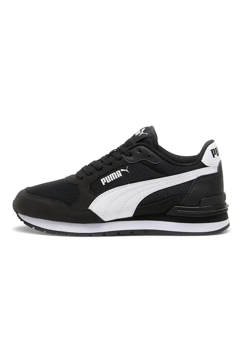 Sneakers nere e bianche in mesh Puma ST Runner v4 Mesh Jr [NERO