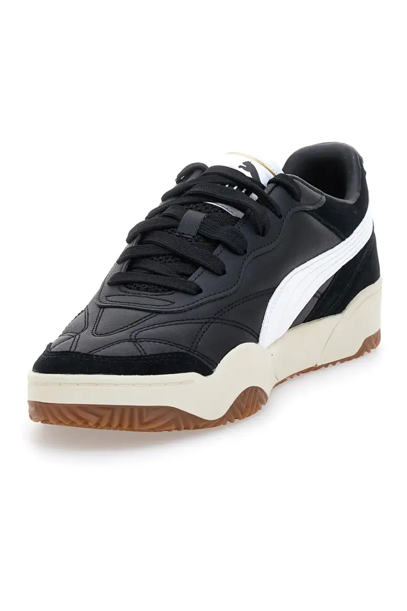Sneakers nere e bianche suola marrone Puma Tifosi SD [NERO miniatura 4
