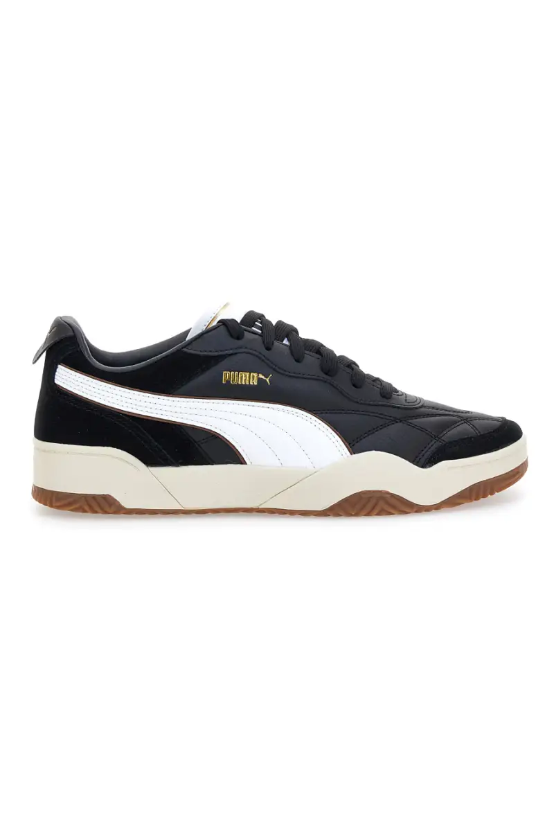 Sneakers nere e bianche suola marrone Puma Tifosi SD [NERO
