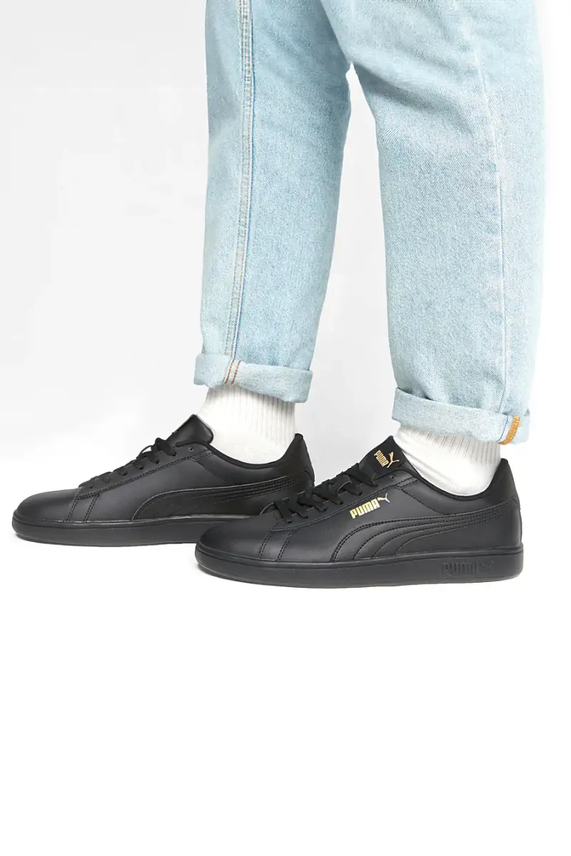 Sneakers nere in pelle comfort Puma Smash 3 0 L [NERO