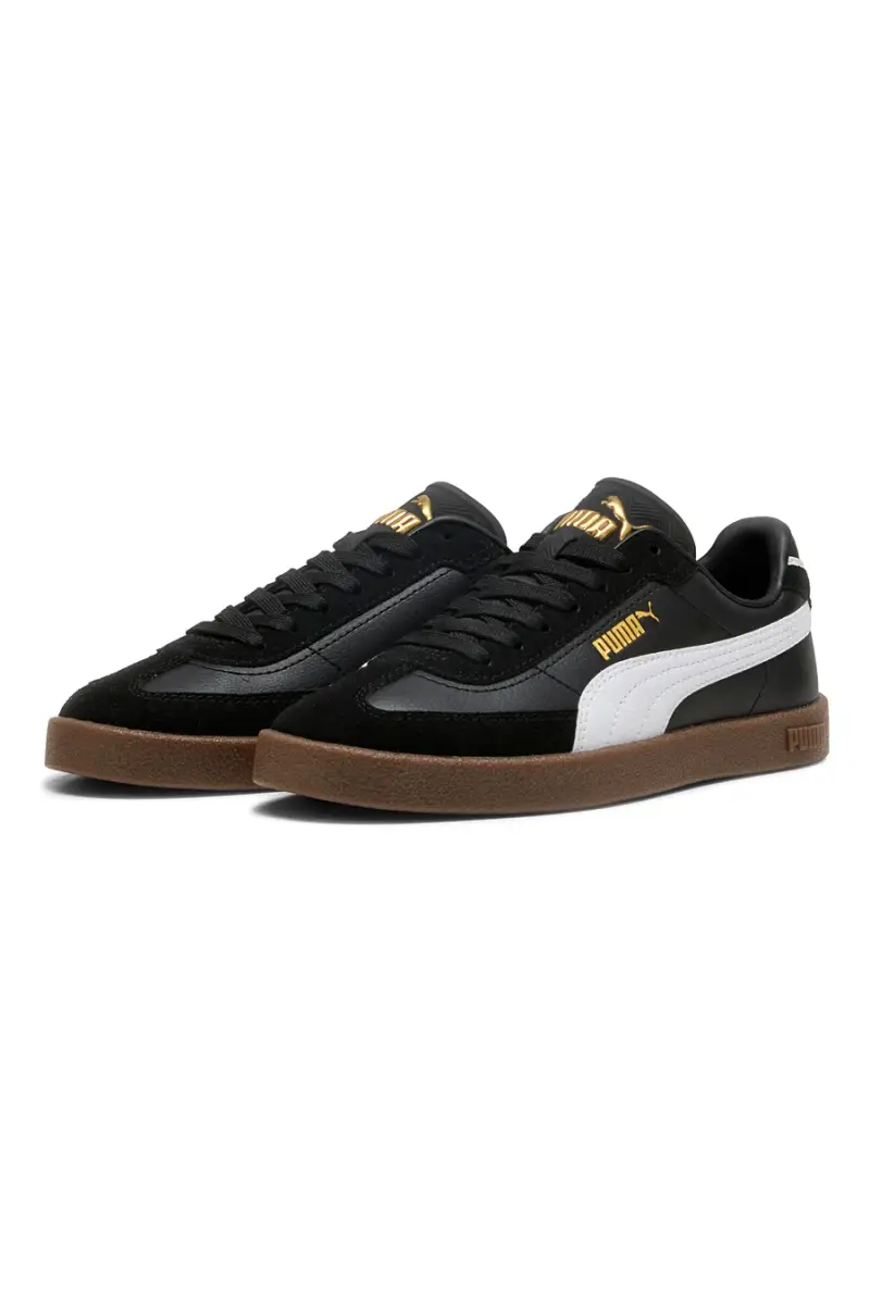 Sneakers nere junior in pelle e camoscio Puma Club II Era Jr [NERO] miniatura 2