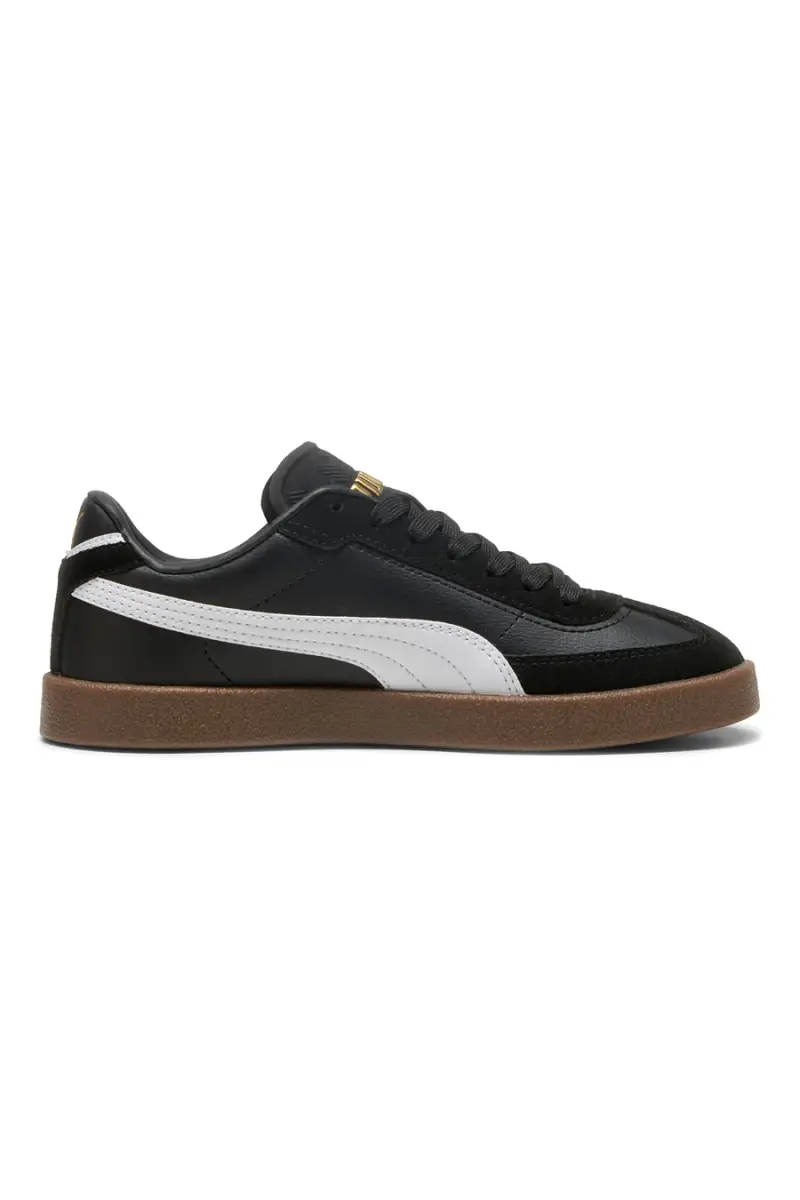 Sneakers nere junior in pelle e camoscio Puma Club II Era Jr [NERO]