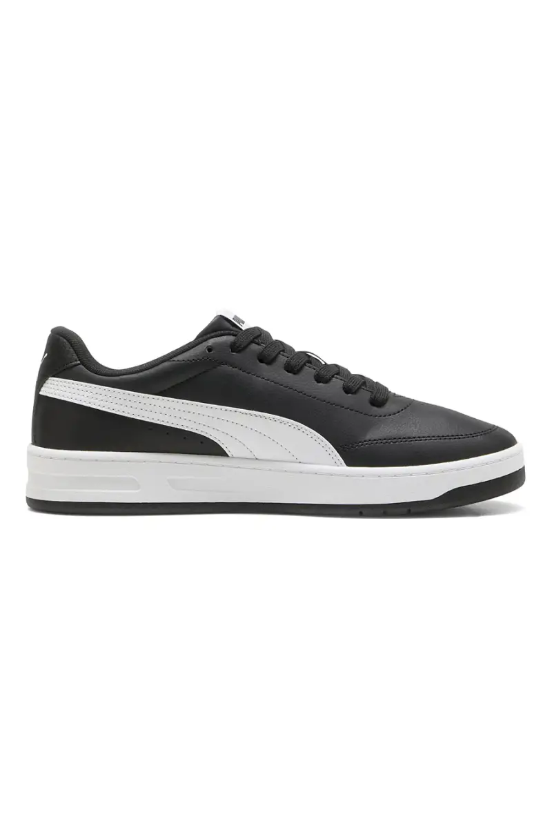 Sneakers nere profilo bianco Court Classic Clean Puma [NERO] miniatura 3