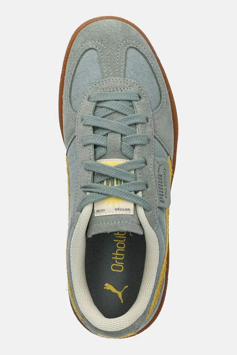 sneakers Palermo Weathered colore verde 401722 miniatura 4