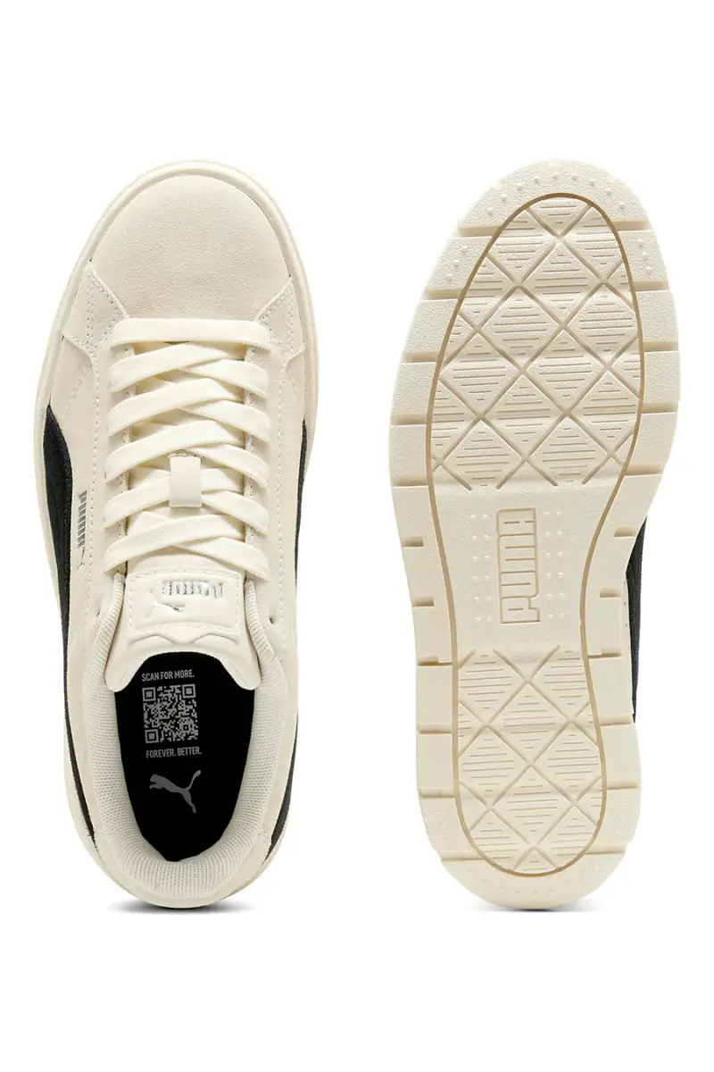 Sneakers panna platform con suola chunky Puma Karmen II [AVORIO] miniatura 5