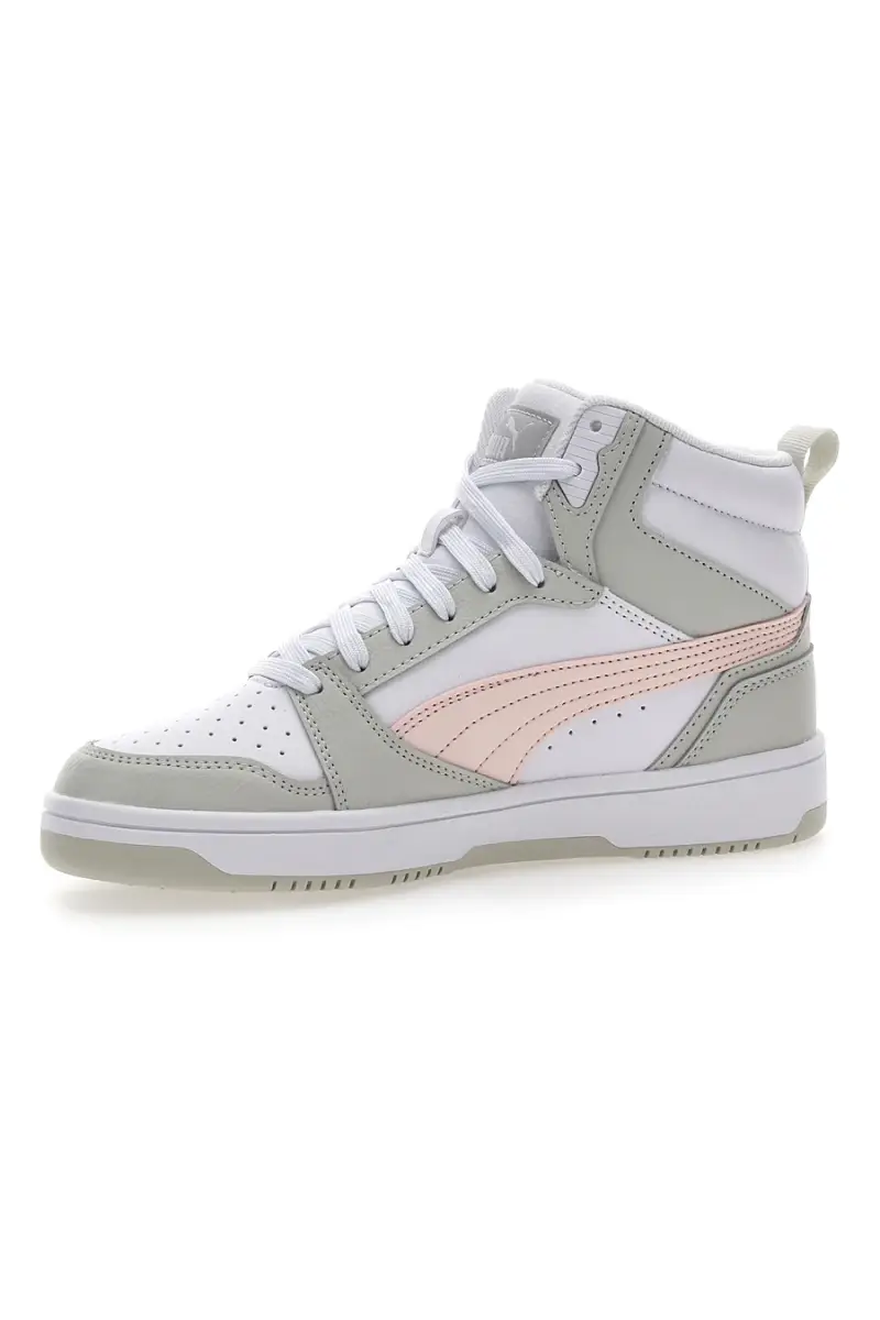 Sneakers Puma Rebound V6 Bianche/Rosa [BIANCO] miniatura 3