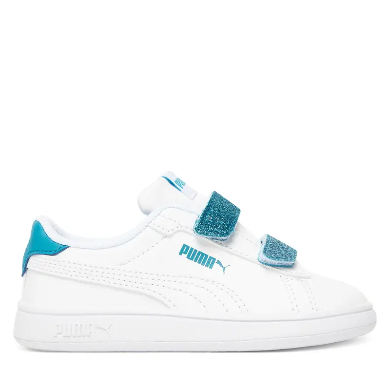 Sneakers Puma Smash 3 0 L Glitter Velcro V Inf 395610 08 Bianco