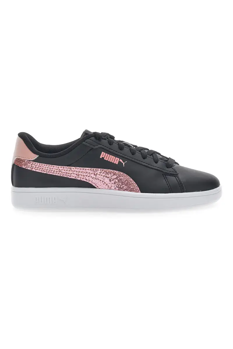 Sneakers Puma Smash 3 L Star Glo Jr Bianche [NERO