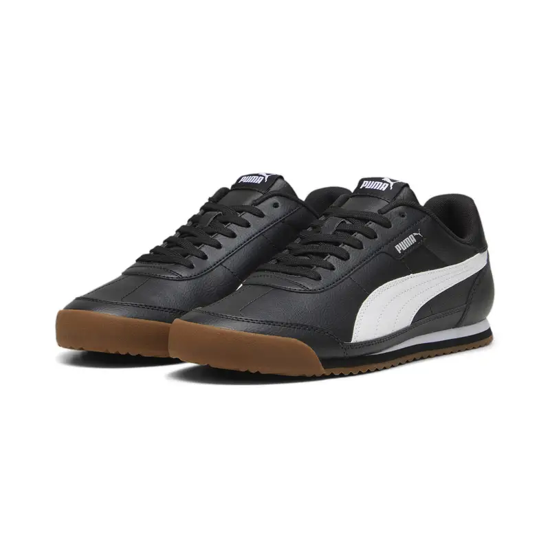 Sneakers PUMA Turino II unisex PUMA Black White Silver Metallic | Puma Nero
