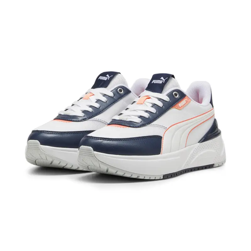 Sneakers R78 Disrupt LT da donna PUMA White Club Navy Glacial Gray Blue | Puma Bianco