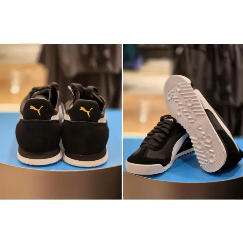 Sneakers Roma OG in Nylon Nero Bianco 362408-01 - Sneakers Retro Street Unisex 44 miniatura 4