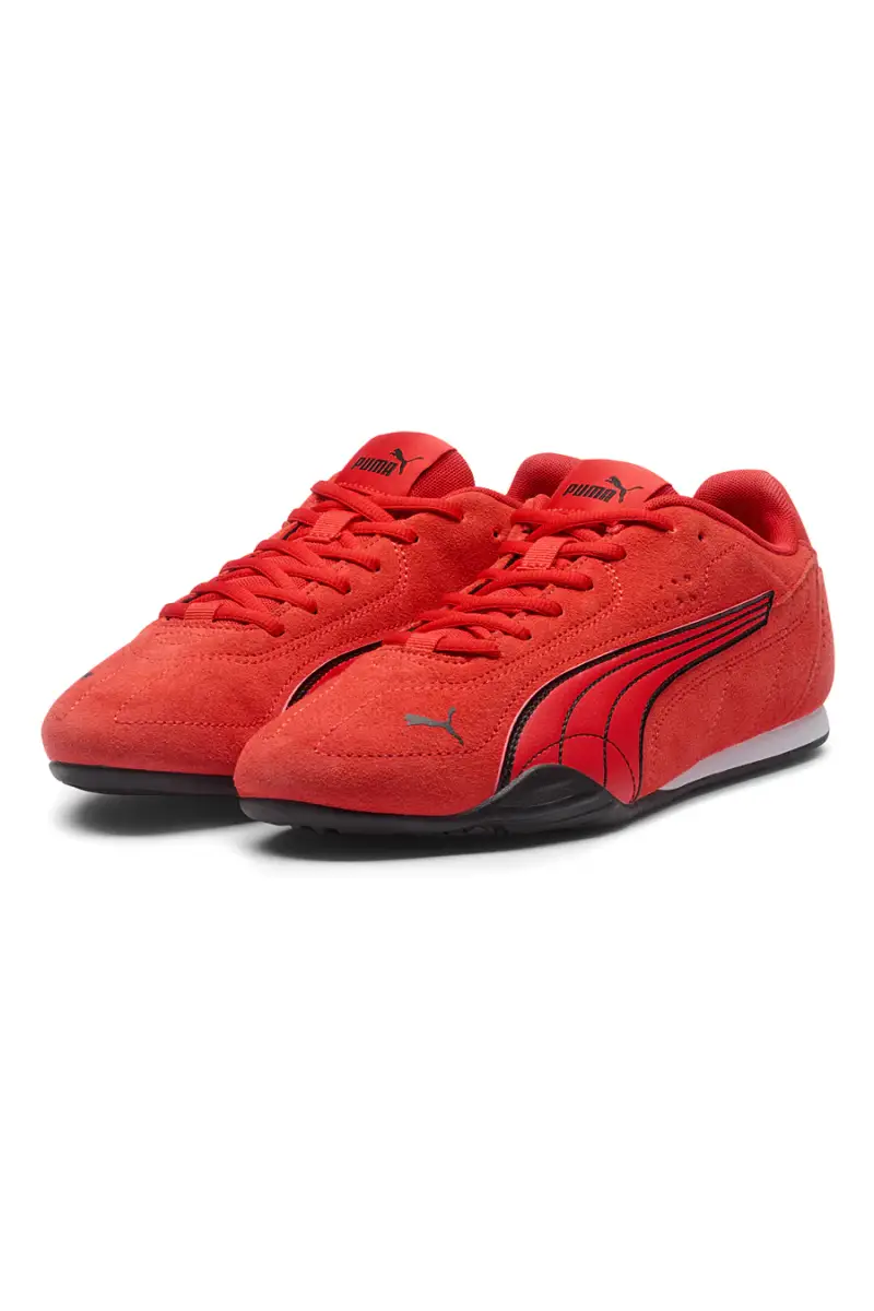Sneakers rosse basse in suede Puma Catch SD [ROSSO] miniatura 2