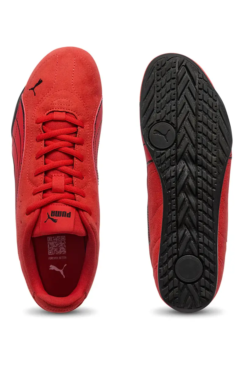 Sneakers rosse basse in suede Puma Catch SD [ROSSO] miniatura 5