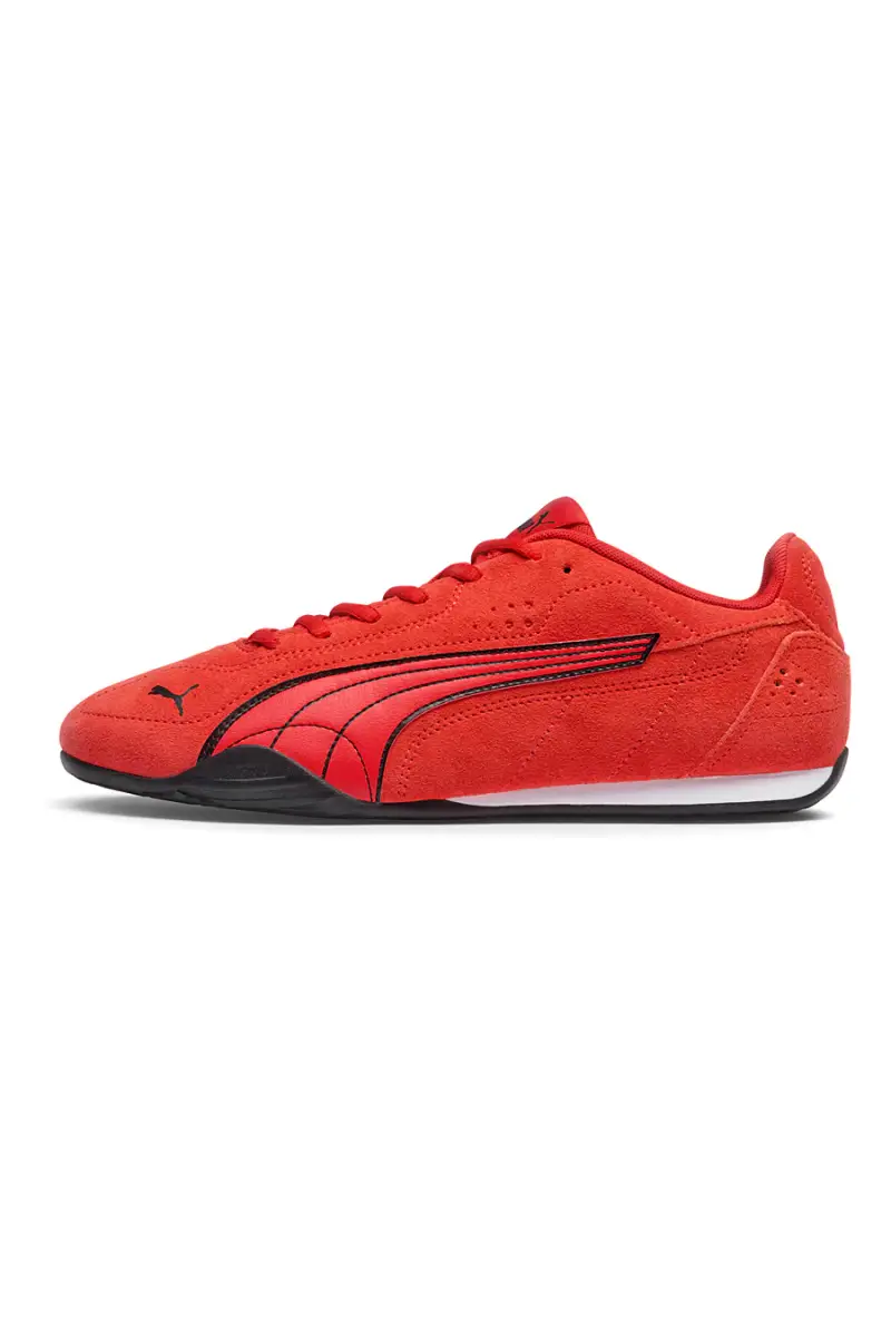 Sneakers rosse basse in suede Puma Catch SD [ROSSO]