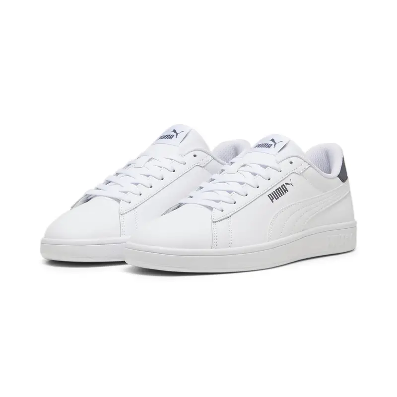 Sneakers Smash 3.0 L PUMA White Galactic Gray | Puma Bianco