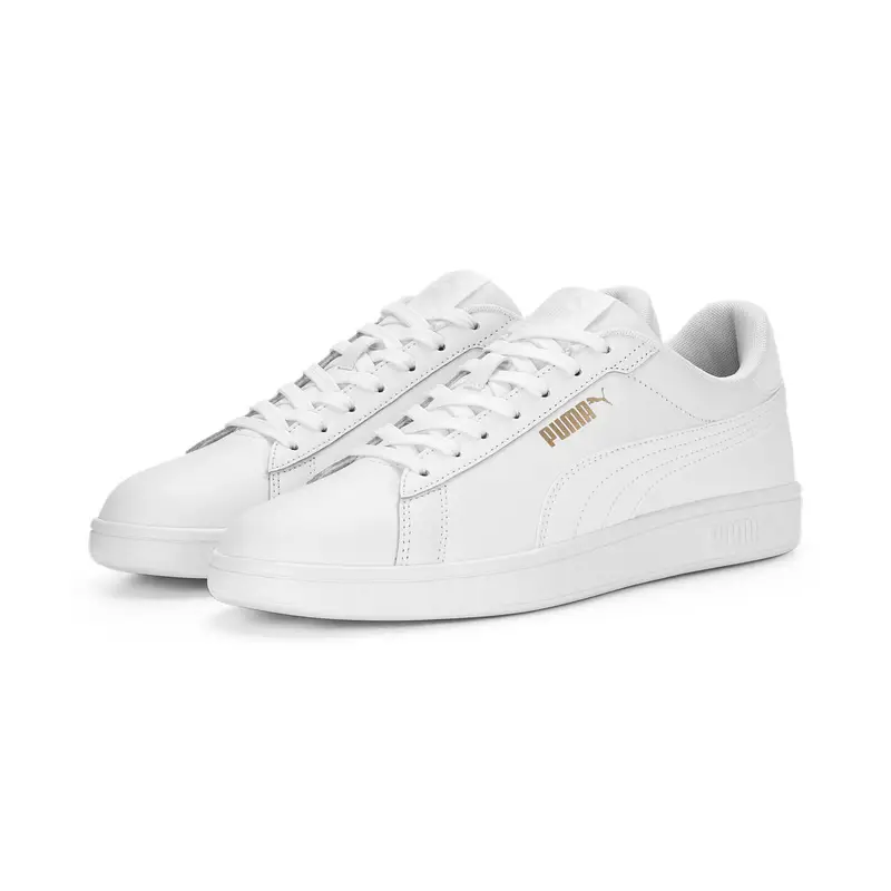 Sneakers Smash 3 0 L PUMA White Gold | Puma Bianco