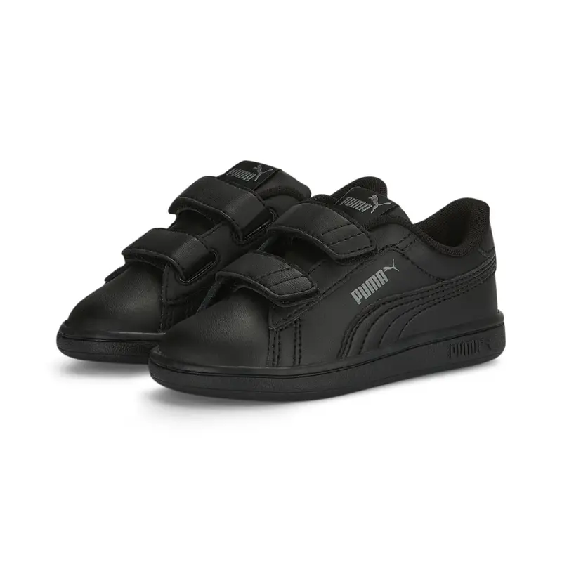 Sneakers Smash 3.0 Leather V da bimbi PUMA Black Shadow Gray | Puma Nero