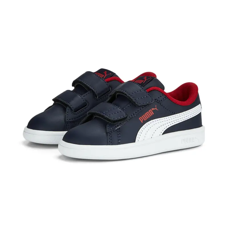 Sneakers Smash 3.0 Leather V da bimbi PUMA Navy White For All Time Red Blue | Puma Blu