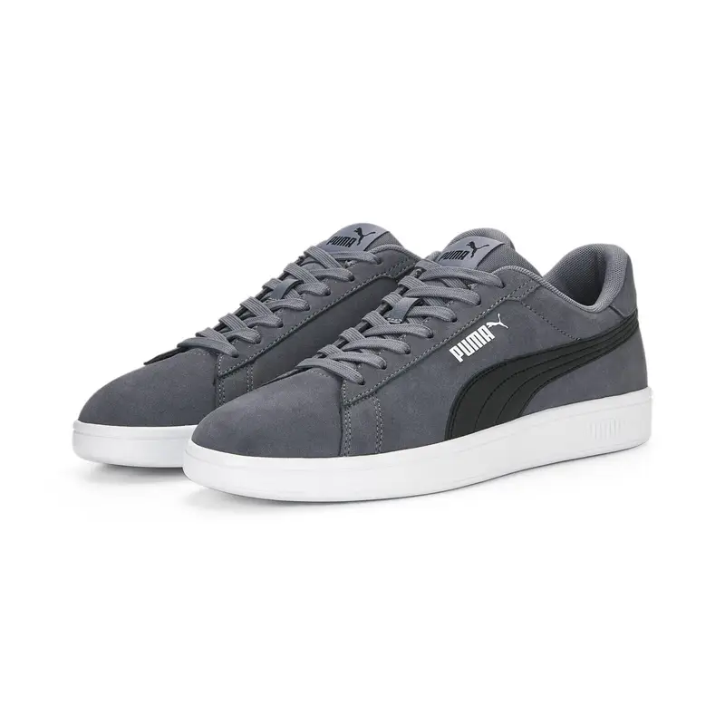 Sneakers Smash 3.0 PUMA Gray Tile Black White | Puma Blu grigio